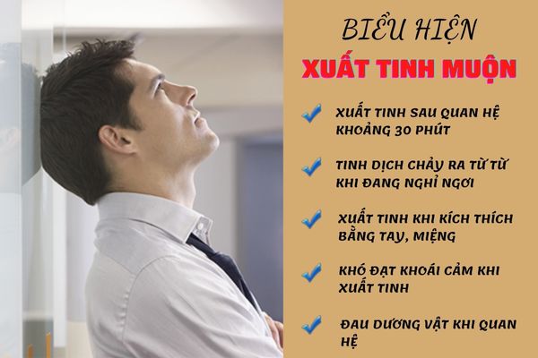 Biểu hiện nhận biết xuất tinh muộn ở nam giới