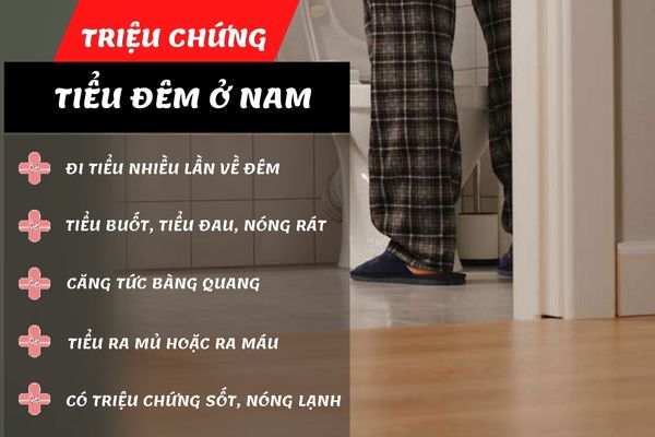 Các triệu chứng tiểu đêm phổ biến ở nam giới